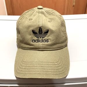 Adidas olive green baseball hat